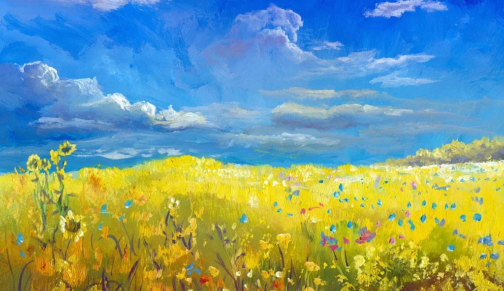 河畔有約丨解壓數(shù)字油畫，一起畫你想畫！